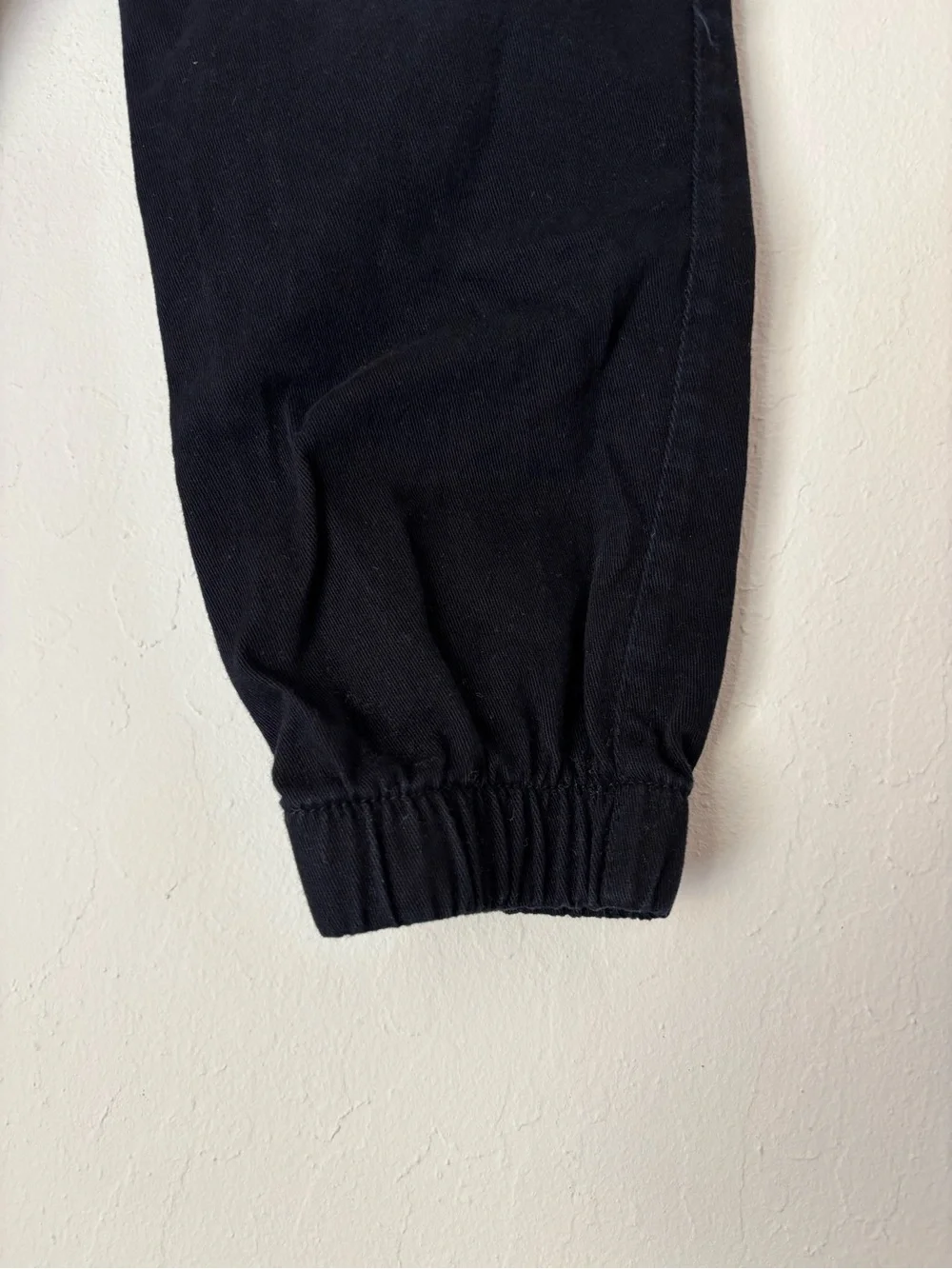 Little Trouble Cargo Pants 5T Black Joggers Casual Play Pockets